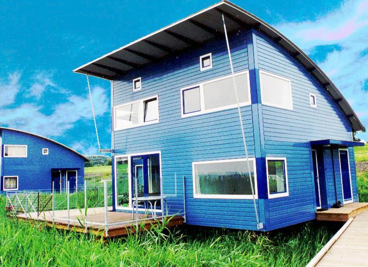 6 Pers. Waterfront Home Seeblick, Equipped Stilt House On The Water Anjum Exterior photo